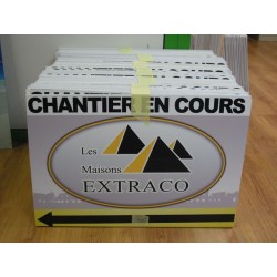 10 Panneaux de chantier - Akilux