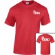 Tee Shirt Coeur Dos - Impression en flex