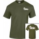 Tee Shirt Coeur Dos - Impression en flex