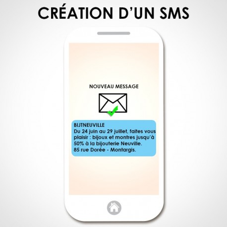Création d'un sms