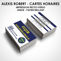 ALEXIS ROBERT - Cartes avec horaires
