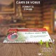 Carte de voeux 2016 de 1 à 4 pages