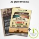 Affiches A2 - Recto et Recto/Verso