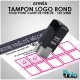 Tampon encreur 12x12mm - Point carte fidélité