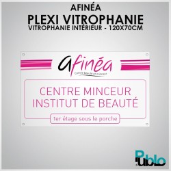 Plexi vitrophanie intérieur - 120x70cm