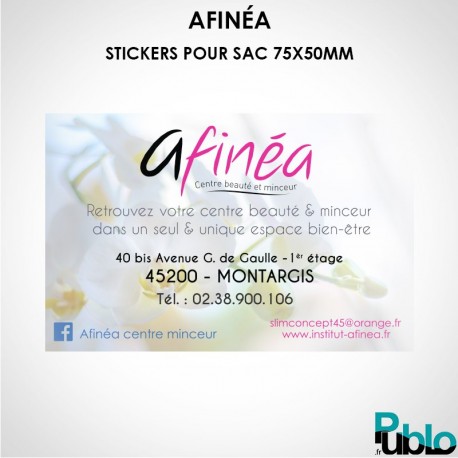 Afinéa - Stickers pour sac