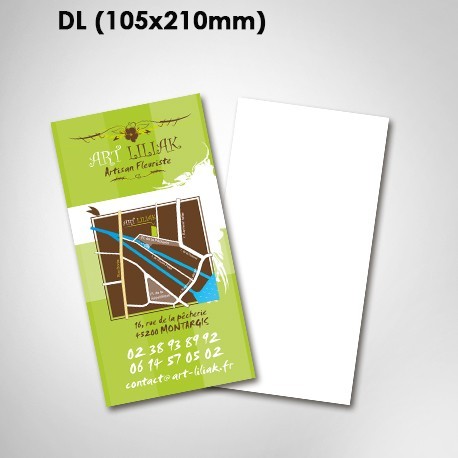 Flyers DL (210x105 mm) - de 1 à 6 pages