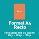 Flyers A4 Recto de 90 à 170 gr option pelliculage