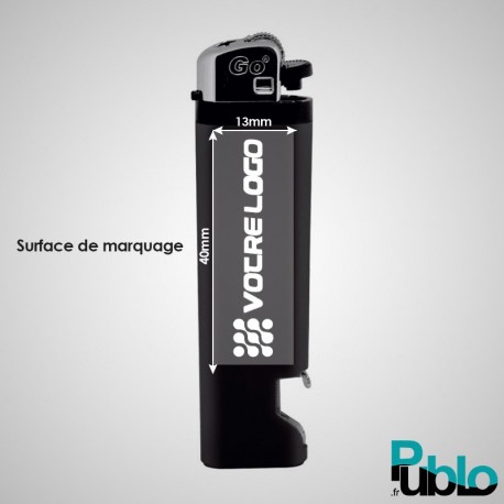 Briquet publicitaire décapsuleur DRAGONI