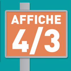 Affiche 4/3 (400x300mm)