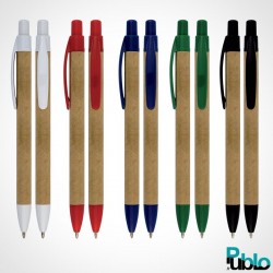 Stylos publicitaires Éco AC5005 5 couleurs de 1 marquage