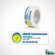 Rouleaux de scotch personnalisés 7.5cmx66m