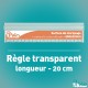 Règles publicitaires 20 cm