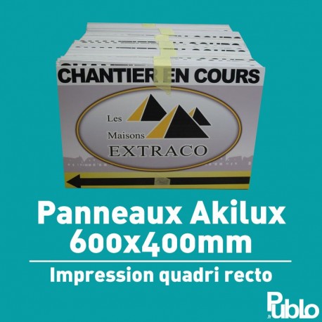 Panneaux Akilux 600x400mm