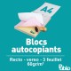 10 blocs A4 de 50 autocopiants de 3 volets