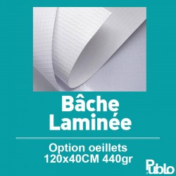 Bâche Laminée 440gr (60x40cm)