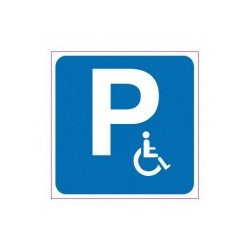 Panneau Parking Handicapés