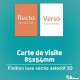 Carte de visite - Finition luxe vernis sélectif 3D