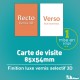 Carte de visite - Finition luxe vernis sélectif 3D