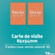 Carte de visite - Finition luxe vernis sélectif 3D