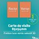 Carte de visite - Finition luxe vernis sélectif 3D