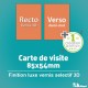 Carte de visite - Finition luxe vernis sélectif 3D