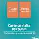 Carte de visite - Finition luxe vernis sélectif 3D