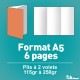 Menu traiteur A5 6 pages