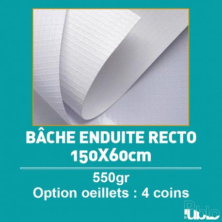 Bâche Laminée 550gr (150x60cm)