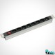 Bloc alim 19'' 8 prises + interrupteur