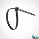 Collier rilsan plastique noir