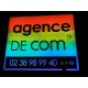 Caisson lumineux toile tendue