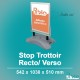 Stop Trottoir - Double face (542x1038x510mm)