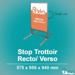 Stop Trottoir - Double face (575x956x940mm)