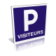 Panneau parking visiteur