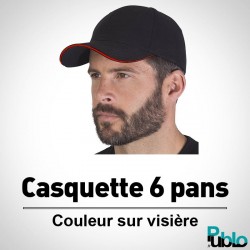 Casquette 6 pans