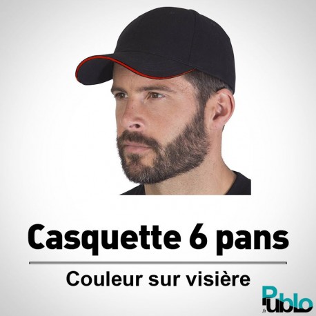 Casquette 6 pans