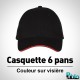 Casquette 6 pans