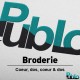 Broderie seule