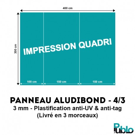Panneaux Aludibond - 4 x 3 m