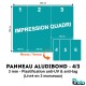 Panneaux Aludibond - 4 x 3 m