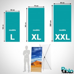Banderole pour X-Banner 