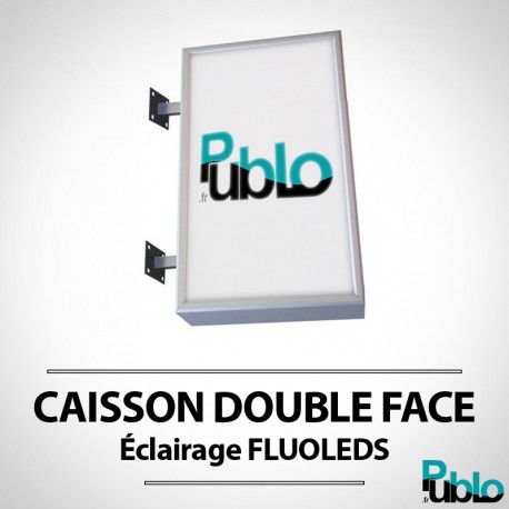 Caisson lumineux - DOUBLE FACE