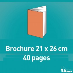 Brochure 21 x 28 cm à la française