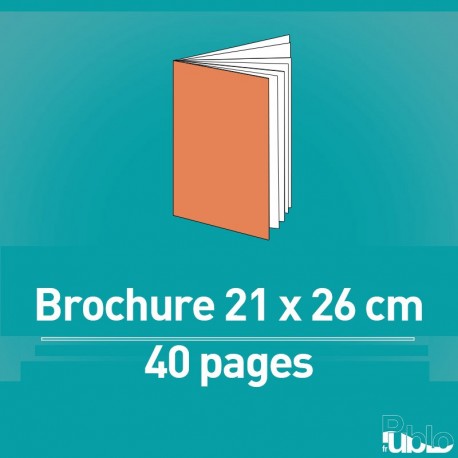 Brochure 21 x 28 cm à la française