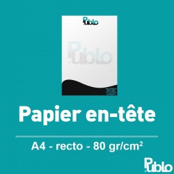 Papier en tête