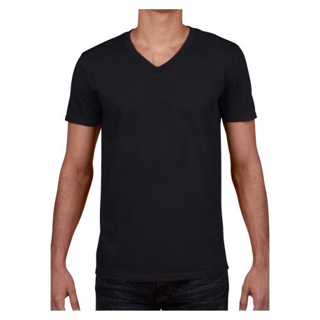 T Shirt col V - Homme