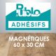 Adhésif magnétique hauteur 60 cm