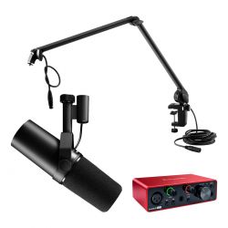 newPack SM7B + Focusrite Scarlette Solo + Pied K&M
