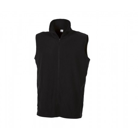 Gilet micropolaire homme - 2 poches latérales. Grand zip